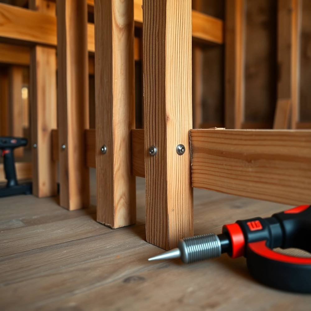 Jak usztywnić strop drewniany