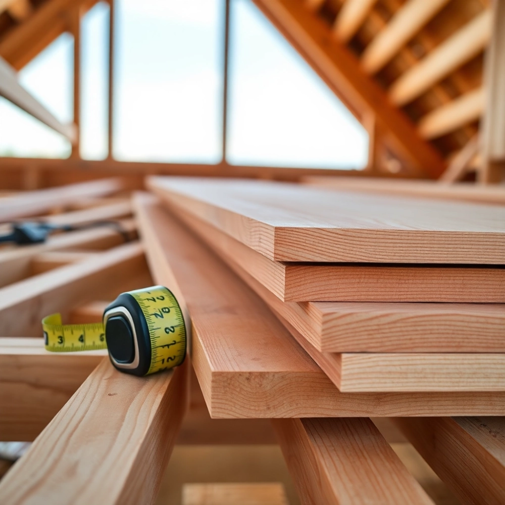 Jaka grubość desek na strop drewniany