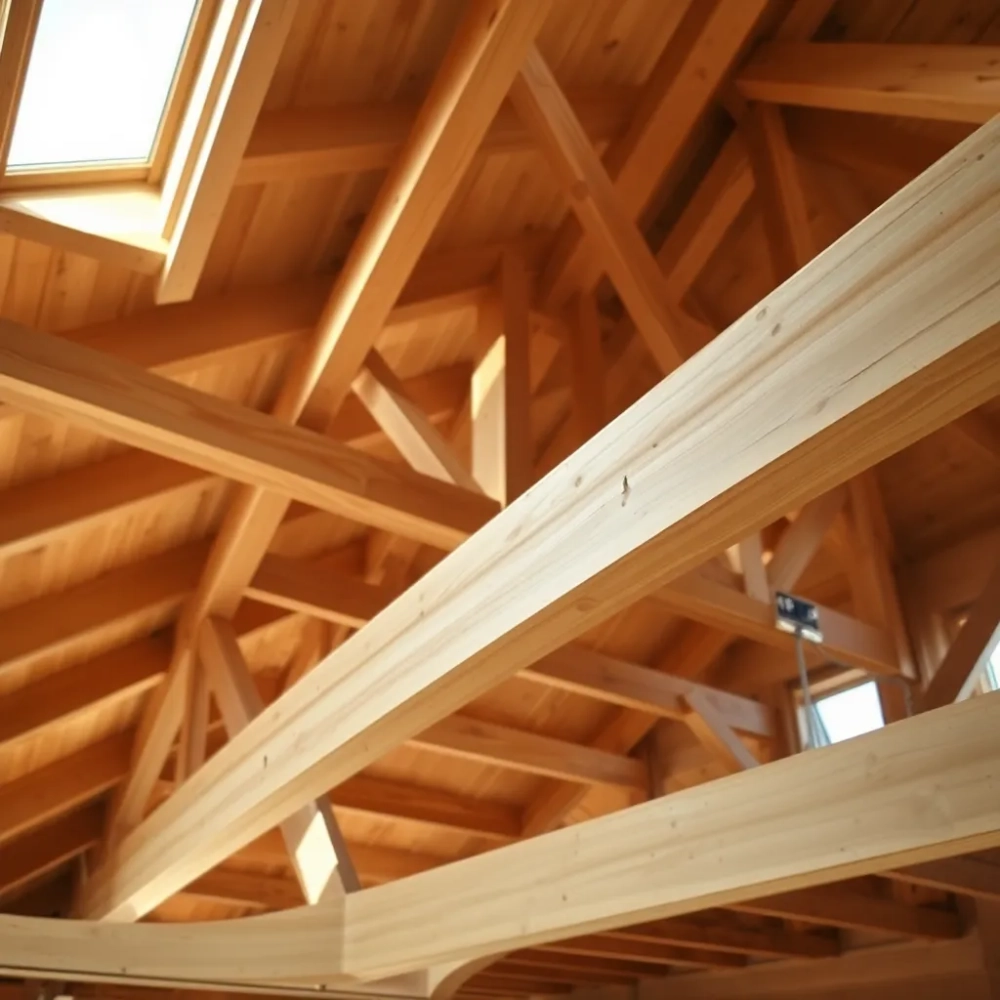 Jakie belki na strop drewniany 10m