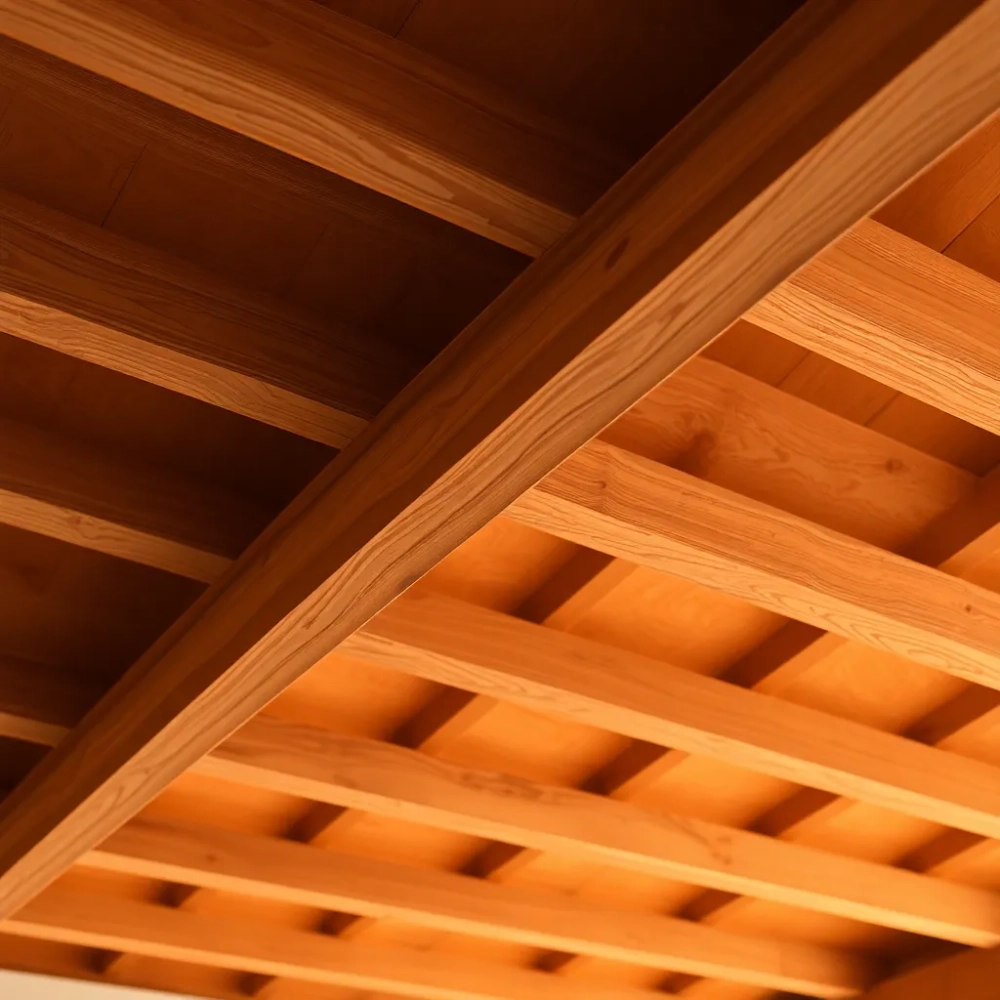 Jakie belki na strop drewniany 5m