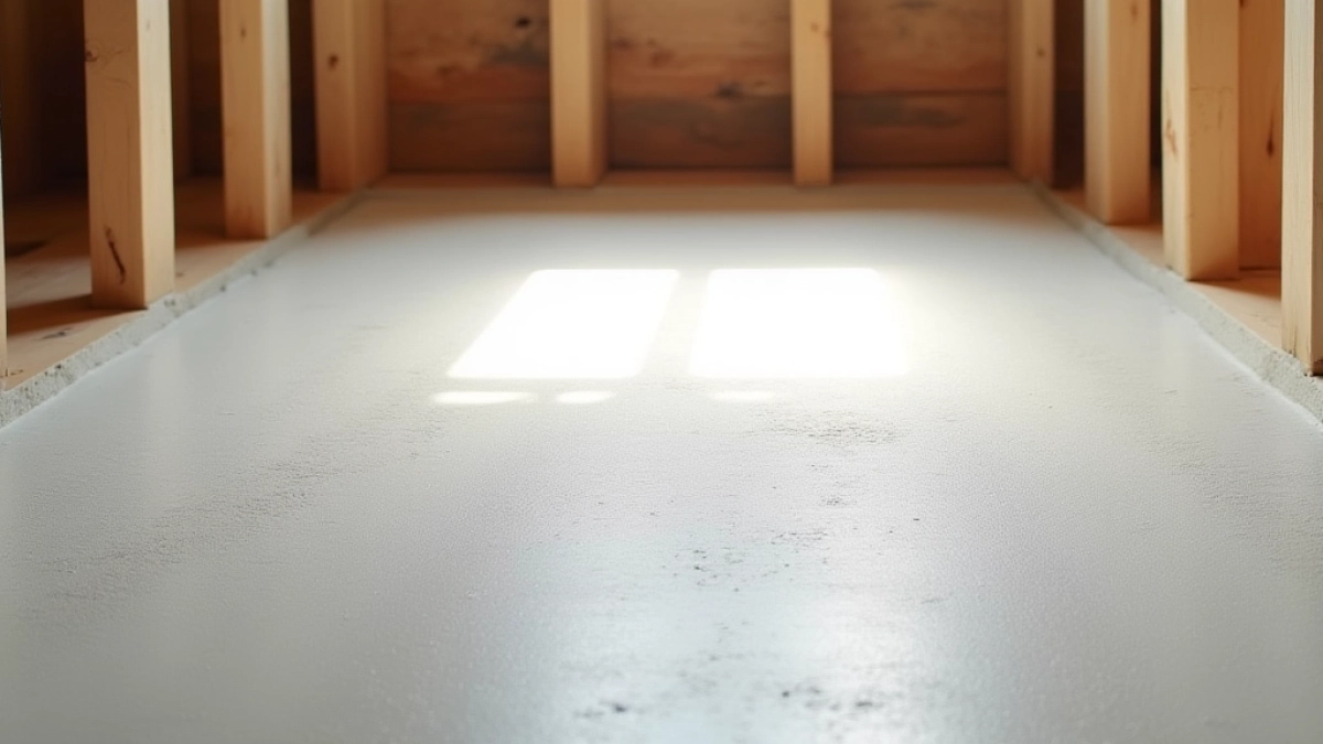 Lekka wylewka na strop drewniany