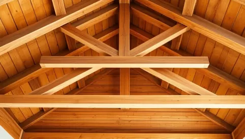 Jak wygląda strop drewniany