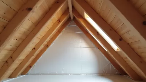 jaka folia na strop drewniany