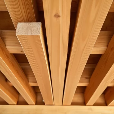 Jaki przekrój belek na strop drewniany