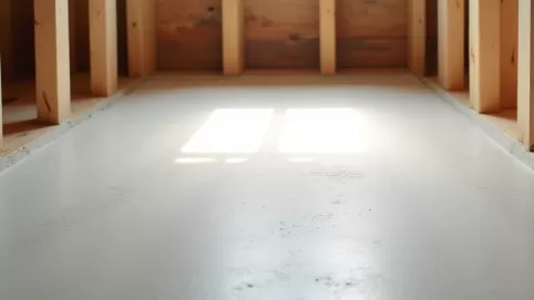 Lekka wylewka na strop drewniany