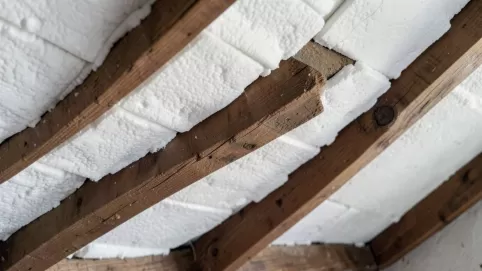 Ocieplenie stropu styropianem bez wylewki