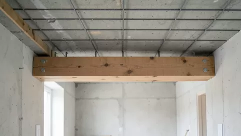 pozioma belka podtrzymująca strop