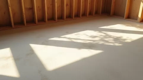 Suchy jastrych na stropie drewnianym